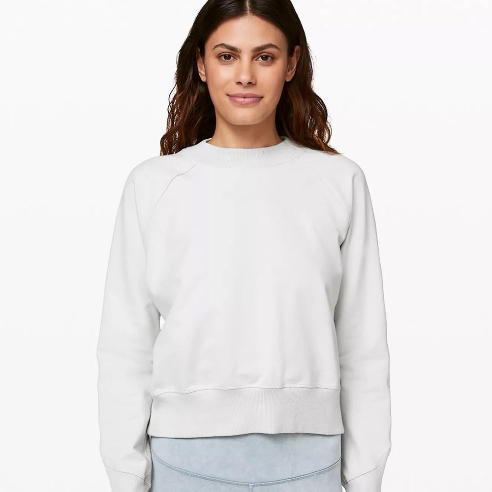 Lululemon Ready to Roll Crew in Vapour size 12